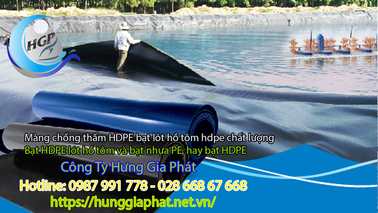 Bạt Chống Thấm HDPE Cho Hồ Cảnh Quan Bạt Chống Thấm HDPE Cho Hồ Cảnh Quan