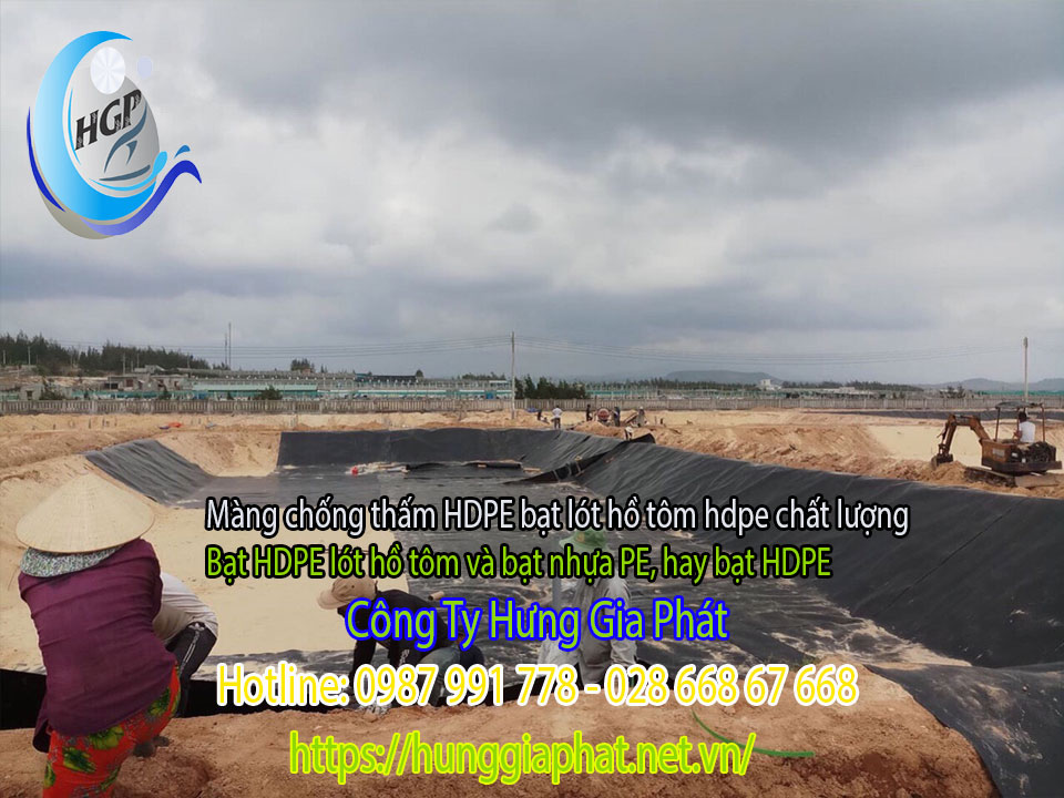 Bạt HDPE Lót Hồ Chứa Nước Tại Đắk Lắk Bạt HDPE Lót Hồ Chứa Nước Tại Đắk Lắk