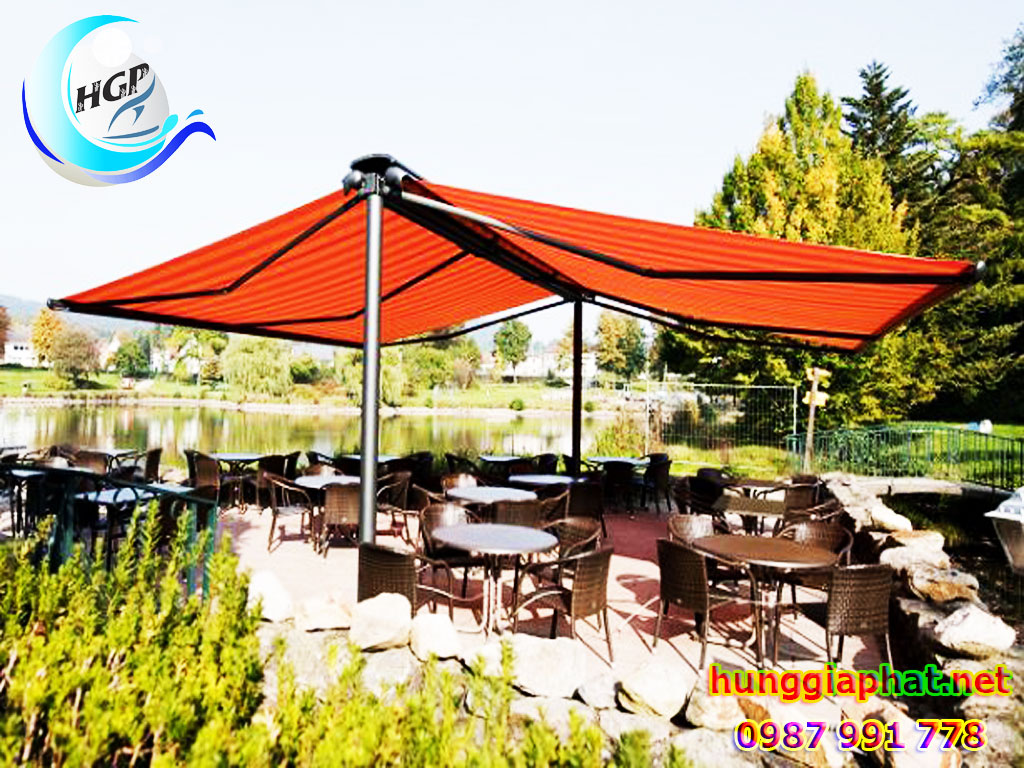 Báo Giá Lắp Đặt Mái Xếp Mái Hiên Mái che Di Động Sân Golf Sân Bống Giá Rẻ