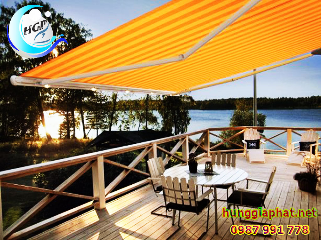 Thi Công Mái Xếp Mái Hiên Mái Che Di Động Quán Cafe Giá Rẻ