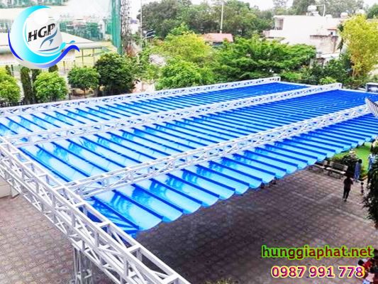 Lắp Đặt Mái Xếp Di Động, Mái Hiên Che Nắng Mưa Tại Tây Ninh