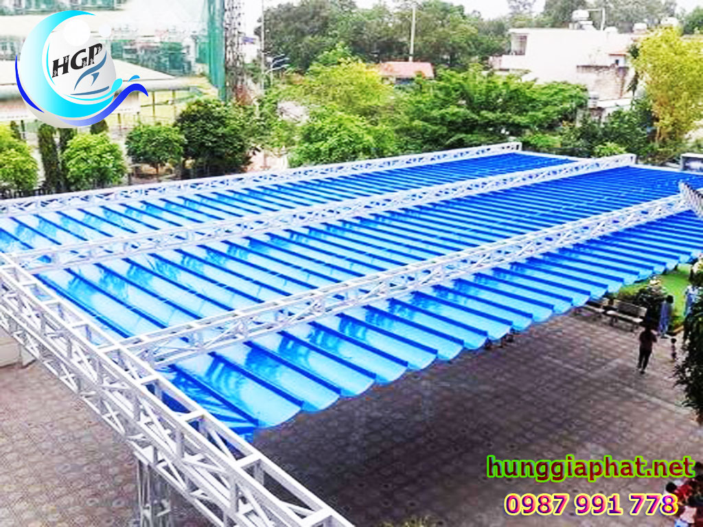 Lắp Đặt Mái Xếp Di Động, Mái Hiên Che Nắng Mưa Tại Tây Ninh
