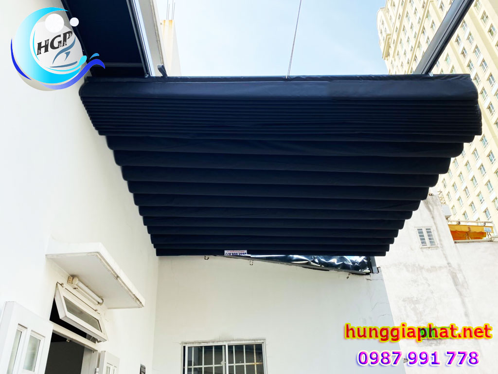 Lắp Đặt Mái Hiên Mái Xếp Mái Che Mặt Tiền Giá Rẻ Tại TPHCM